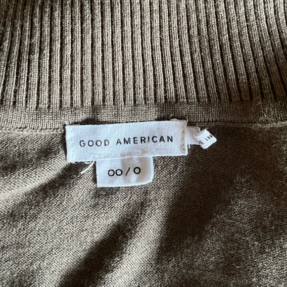 Good American Collared Henley Sweater 0/00 - Picture 10 of 11